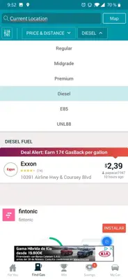 GasBuddy android App screenshot 2