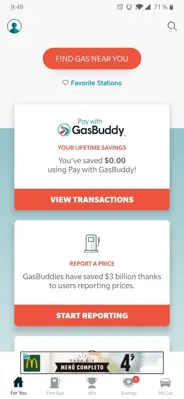 GasBuddy android App screenshot 3